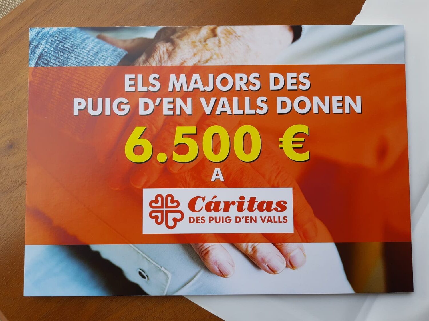 Preciosa iniciativa de la Asociación de Mayores de Puig d’en Vals