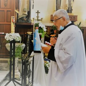 EL HNO. MARIO PROFESA LOS VOTOS PERPETUOS EN LA PARROQUIA DE SAN TELMO