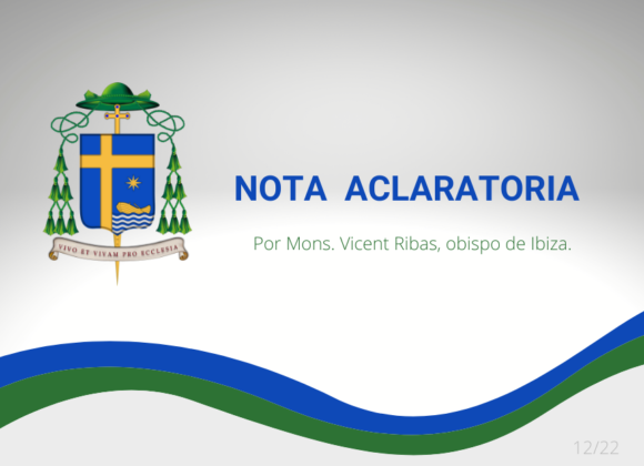 NOTA ACLARATORIA DEL OBISPO DE IBIZA SOBRE EL INFORME DEL DEFENSOR DEL PUEBLO