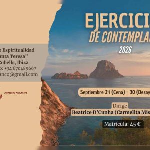 IBIZA ACOGERÁ LOS EJERCICIOS DE CONTEMPLACIÓN DIRIGIDOS POR LA CARMELITA MISIONERA BEATRICE D’CUNHA