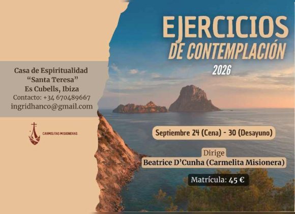 IBIZA ACOGERÁ LOS EJERCICIOS DE CONTEMPLACIÓN DIRIGIDOS POR LA CARMELITA MISIONERA BEATRICE D’CUNHA