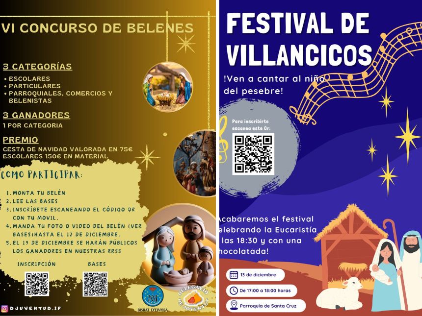 LA DELEGACIÓN DE JUVENTUD DE LA DIÓCESIS CONVOCA EL CONCURSO DE BELENES Y EL FESTIVAL DE VILLANCICOS LA DELEGACIÓN DE JUVENTUD DE LA DIÓCESIS CONVOCA EL CONCURSO DE BELENES Y EL FESTIVAL DE VILLANCICOS