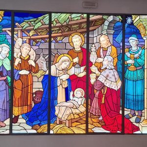 BENDECIDA LA NUEVA VIDRIERA DE LA IGLESIA DEL ROSARIO