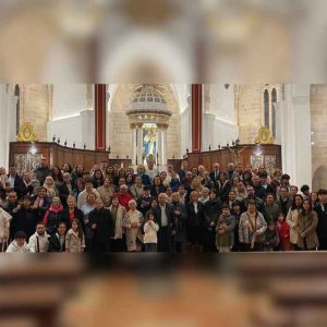 LA DELEGACIÓN DE FAMILIA Y VIDA Y LA PARROQUIA DE PUIG D’EN VALLS PEREGRINAN A LA CATEDRAL