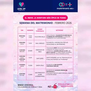 DEL 9 AL 15 DE FEBRERO, SEMANA DEL MATRIMONIO EN IBIZA DEL 9 AL 15 DE FEBRERO, SEMANA DEL MATRIMONIO EN IBIZA