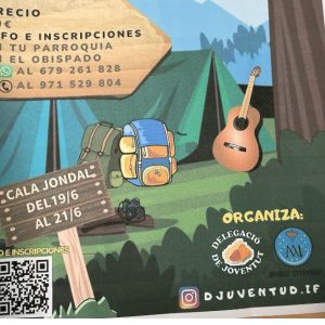LA DELEGACIÓ DE JOVENTUT ORGANITZA UN CAMPAMENT PER A JÚNIORS I AL·LOTS DE CATEQUESIS DE PRIMERA COMUNIÓ LA DELEGACIÓ DE JOVENTUT ORGANITZA UN CAMPAMENT PER A JÚNIORS I AL·LOTS DE CATEQUESIS DE PRIMERA COMUNIÓ