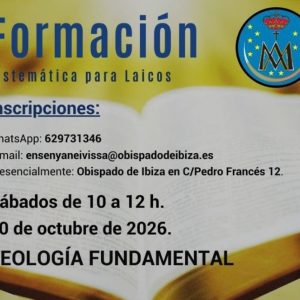 LA DELEGACIÓ D’ENSENYAMENT ORGANITZA UN CURS DE TEOLOGIA FONAMENTAL PER A LAICS LA DELEGACIÓ D’ENSENYAMENT ORGANITZA UN CURS DE TEOLOGIA FONAMENTAL PER A LAICS