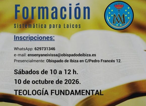 LA DELEGACIÓN DE ENSEÑANZA ORGANIZA UN CURSO DE TEOLOGÍA FUNDAMENTAL PARA LAICOS